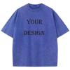 Mens and womens cotton washed Tshirt custom printed Tshirt Harajuku top DIY photo or logo Tshirt fashion customization