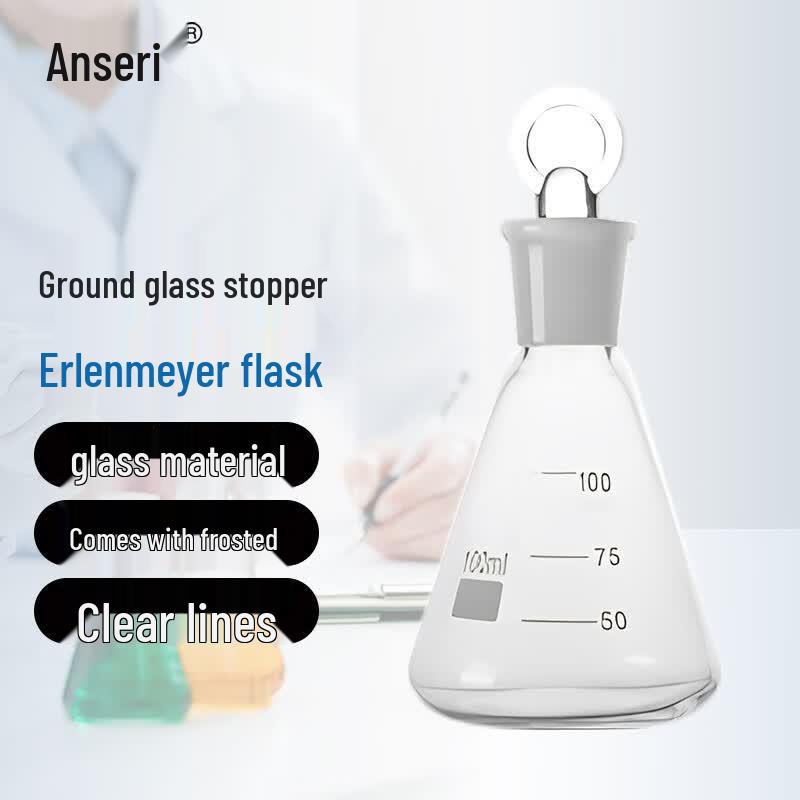 Ground-Glass Stoppered Erlenmeyer Flask 100ml