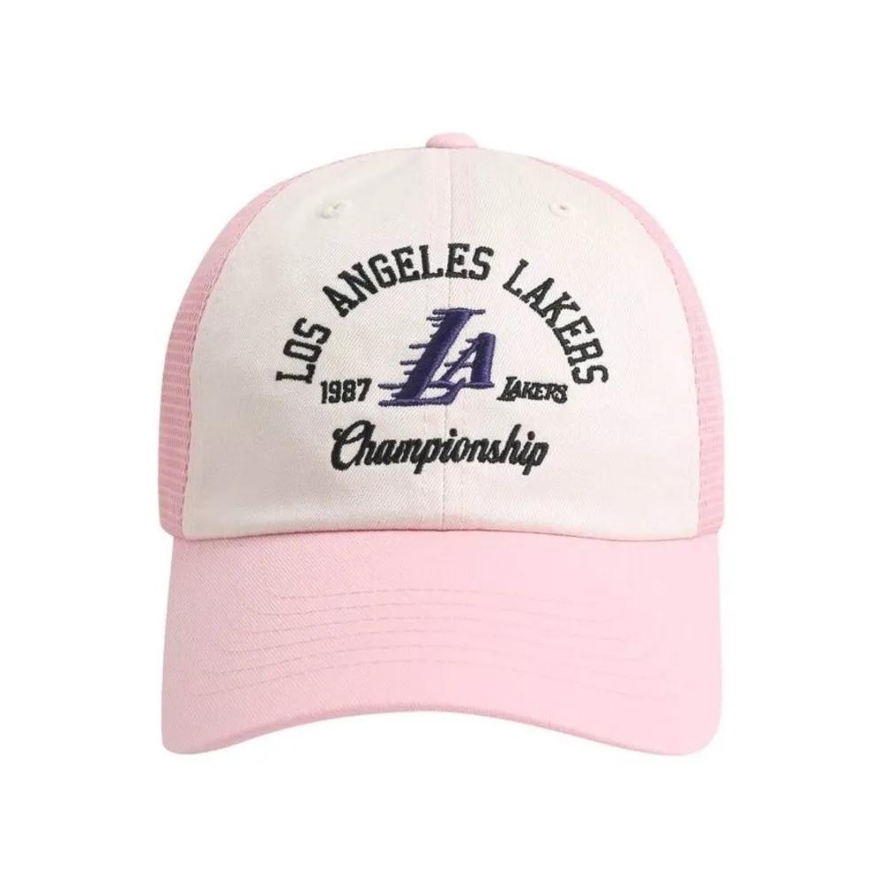 Unisex LA Lakers Championship Mesh Trucker Ball Cap (N255AP273P)