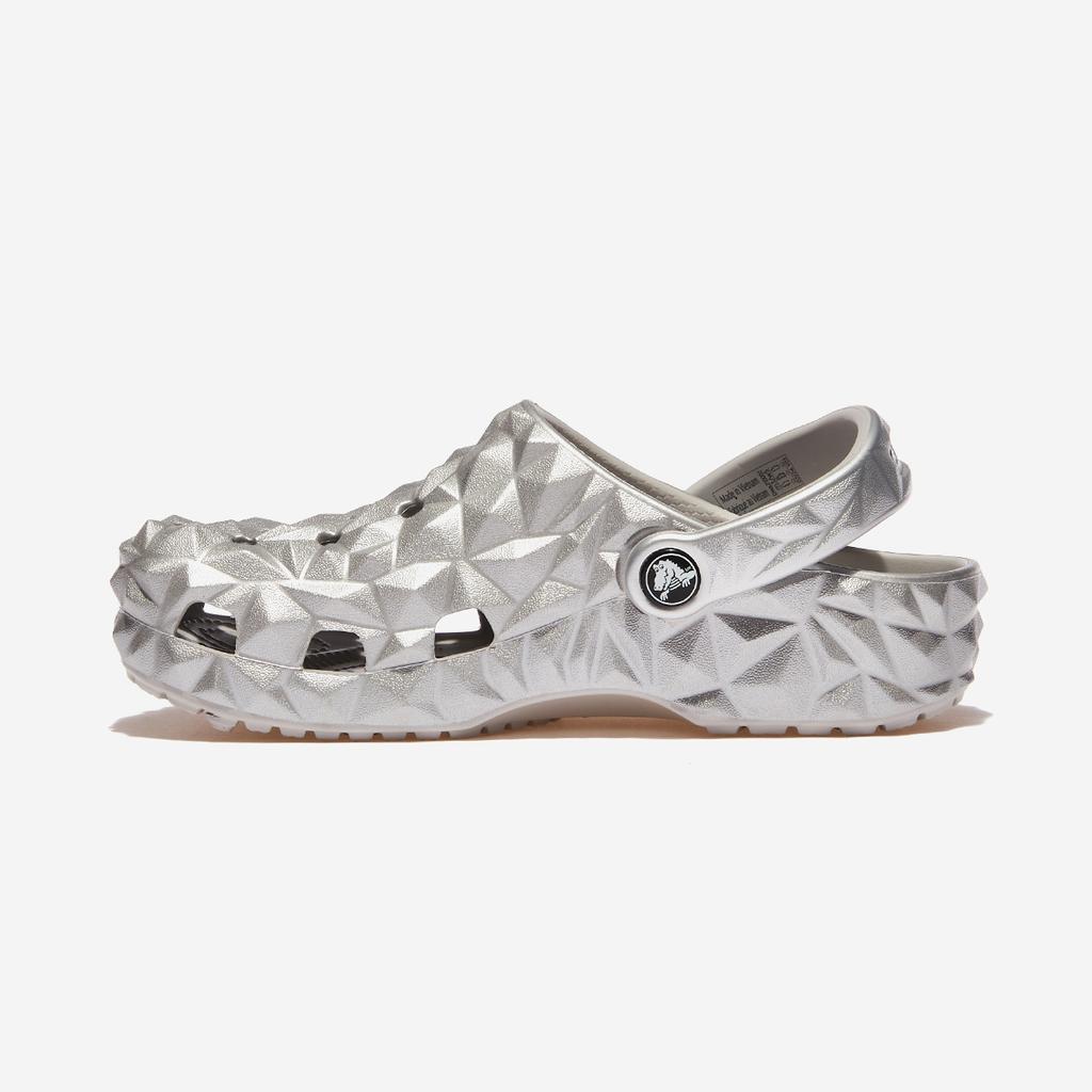 Crocs Classic Metallic Geometric Clogs CRS210002-1010104235, Popular Shoes In Korea