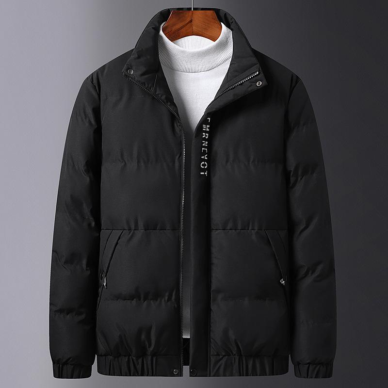 Jacket with Vertical Collar Is Relaxed Fit This Cloth Is Closed and The Sleeve Side Seam Is Inserted Into The Pocket This Cloth Is Cotton-padded M