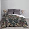 Coperta vintage William Morris Strawberry Velvet Primavera/Autunno Coperta ultra morbida per letto Coperte da viaggio