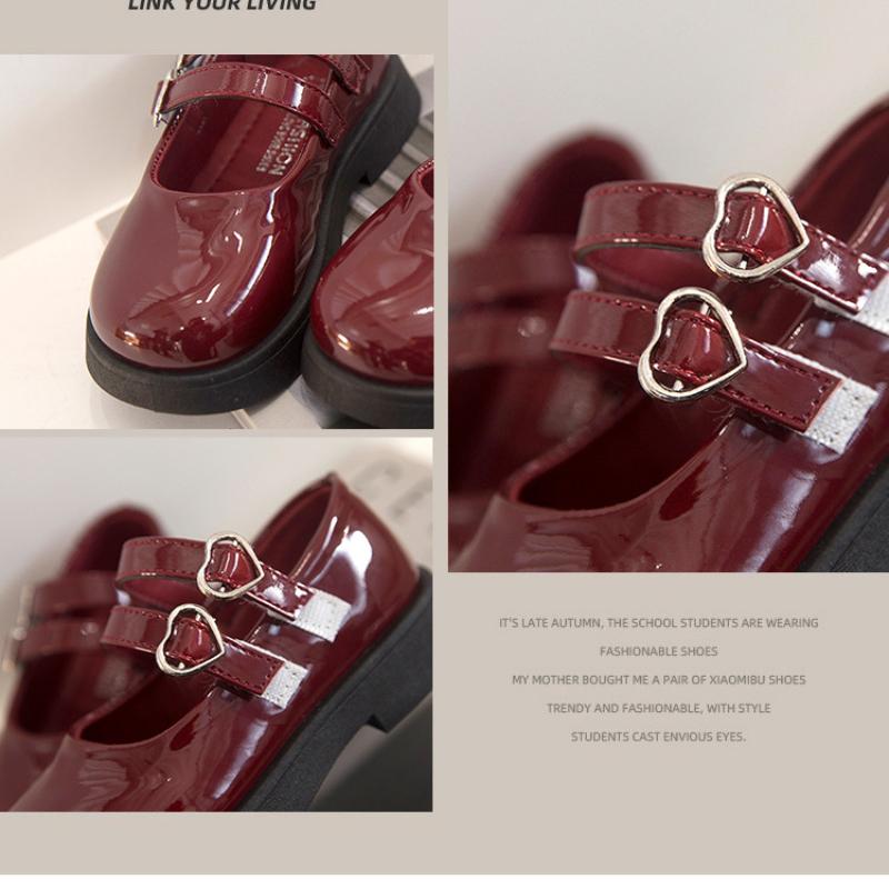 Spring and Autumn New Fashion Girls Comfortable Soft-soled Leather Shoes