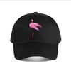 Rosa Lebensechter Flamingo Harz Dekor Baseballkappe Mode Unisex Sonnenhut Damen Outdoor Sport Snapback Kappe