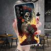 Catrina Beautiful Rose Girl Skull Soft Phone Case For Samsung Galaxy A12 A22 A32 A52 A72 A02S A51 A50S A71 A70 A31 A20S Note 20
