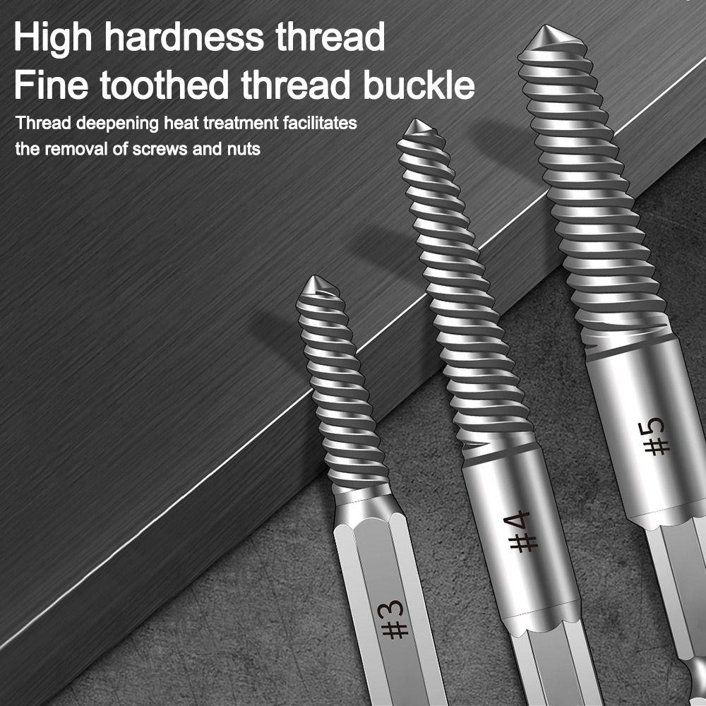 Unscrewing and Disassembling Tool Broken Wire Extractor Multifunctional Extractor Hexagonal Shank