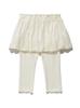Gelato Pique Baby Whipped Cream Skirt Leggings (PBCP254192 CRM)