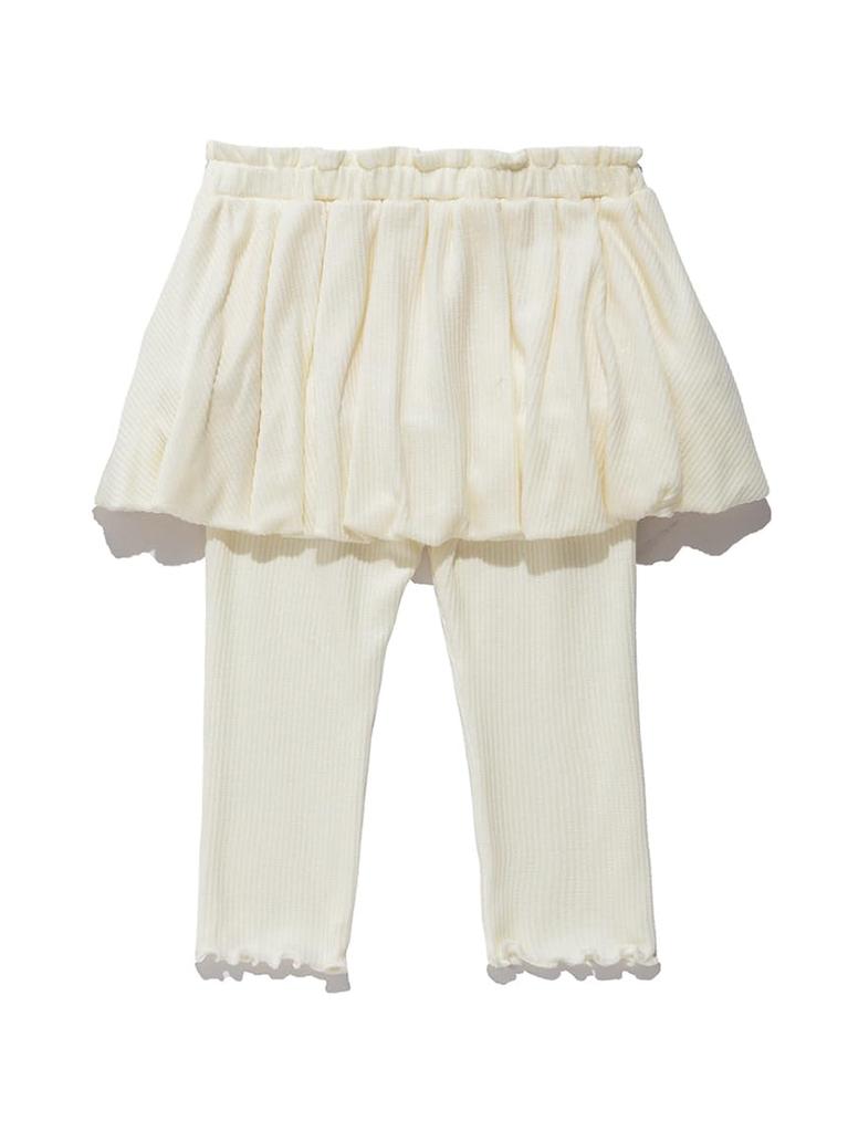 Gelato Pique Baby Whipped Cream Skirt Leggings (PBCP254192 CRM)