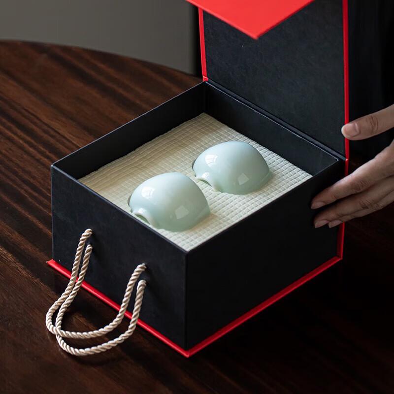 Sushis Ceramic Arhat Gongfu Tea Cups (2-Piece Set)