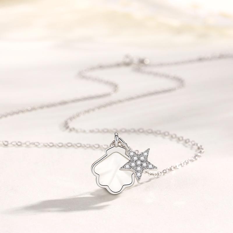 Starfish One Shell Necklace Women's Niche Exquisite High-end Design Shell Star Item Jewelry