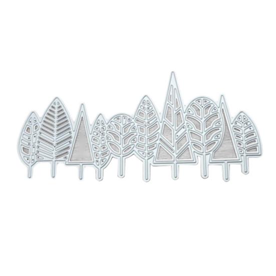 

Листья деревьев Металлические штампы для резки DIY Скрапбукинг Бумага Карты Альбом Ремесло Трафарет Форма серебряный