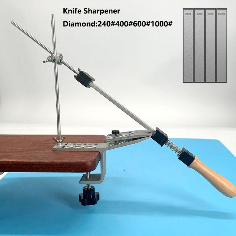 Angle Fixed Knife Sharpener Professional Sharpening Stone Kitchen Grinding System Honing Diamond Grinder Woodwork Tool Whetstone