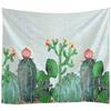 Cactus Decor Tapestry Watercolor Printed Wall Hanging Bedroom Living Room Dorm Tapestry Beach ThrowTable RunnerCloth