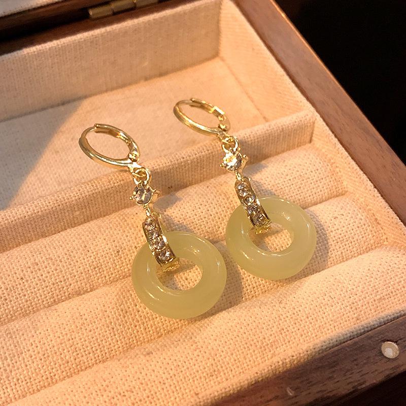 Cercei lungi zână cu perle coreene și diamante - Stil celebritate elegant și versatil