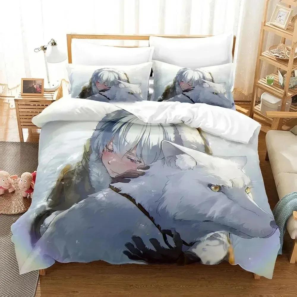 

Anime To Your Eternity Bedding Set Boys Girls Twin Queen Size Duvet Cover Pillowcase Bed Boys Adult Fashion Home Textileextile EU single(135x200cm)
