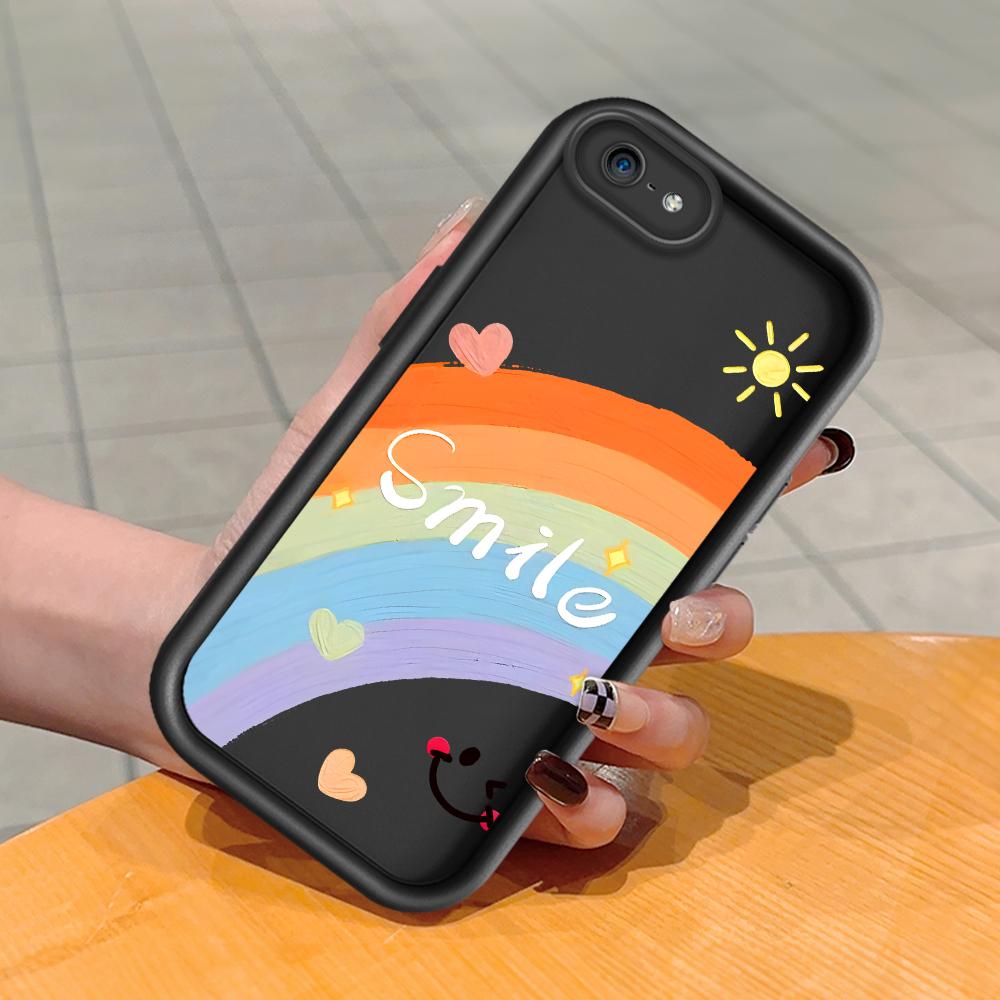 Soft Silicone Square Ladder Printing Pattern Phone Casing Full Cover Camera Shockproof Protection Rubber Case for iPhone Infinix Tecno OnePlus