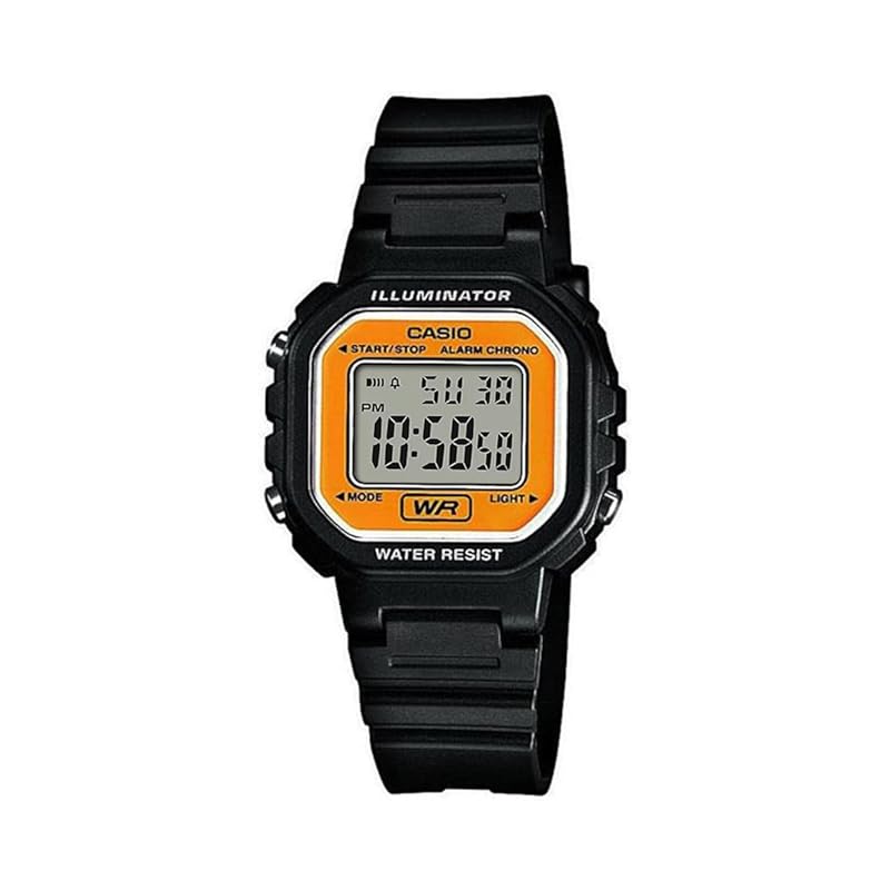 

[Casio] CASIO digital watch Chipkashi cheap casio LA-20WH-9A ladies girls kids Black x orange overseas model [product]