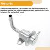UXCELL Fuel Pressure Regulator Fuel Pump Regulator for Yamaha YZF-R6 2006-2007 1 Pc