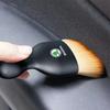 Car Sticker 2025 New Car Interior Cleaning Soft Brush Tool Dust Remover & Double-sided Auto Cleaning Cloth For Skoda Octavia SUP