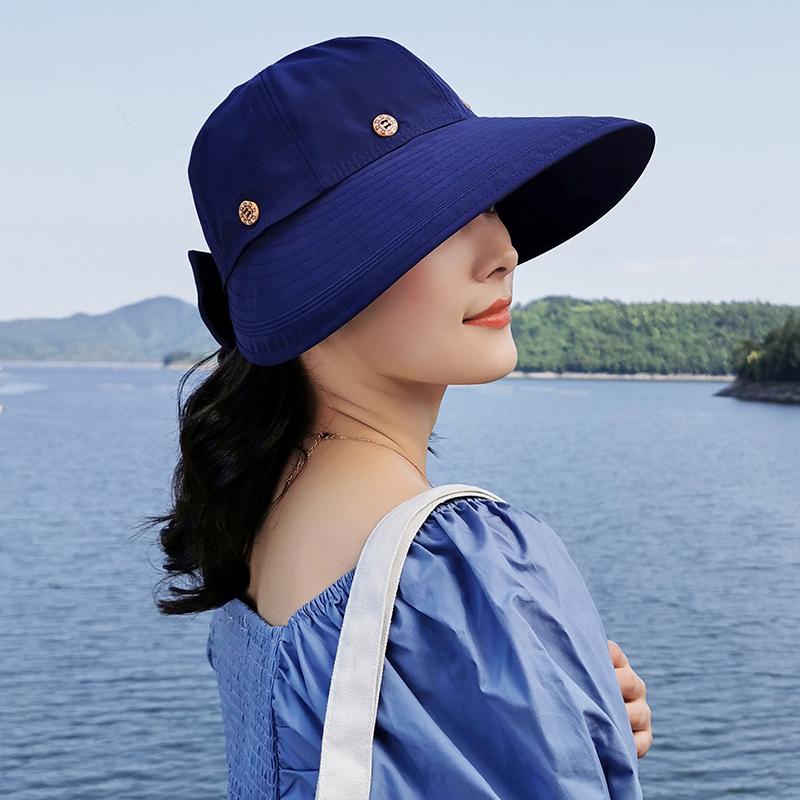 Letní skládací Klobouky proti slunci na dvě nošení Pro ženy Čepice s kšiltem Venkovní ochrana proti UV záření Plážový klobouk Ženy Prázdné cylindry