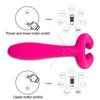 G spot Dildo Vibratorer For kvinner Klitoris Stimulator Brystvorte Clip Massasjer Vibrator Kvinne Vibrerende Ring Sexleketøy For Par