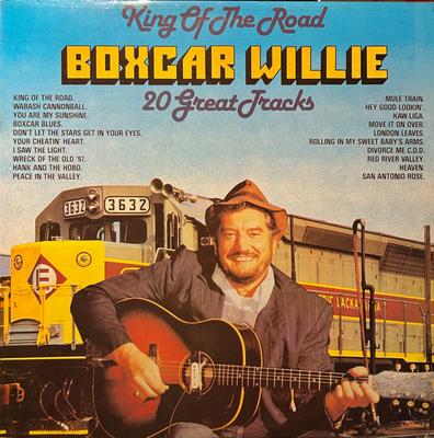 LP Record BOXCAR WILLIE - King Of The Road 20 Great Tracks SPMP100 Spartan Records 1981 UK Blues Used