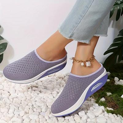 2024 Women Breathable Mesh Beach Outdoors 2024 Women's Mesh Slippers with Air-Mesh and Non-slip Sole Non-slip Shoes Slippers Women