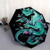1pc Auto-Open Close Umbrella with Convenient Foldable Design, 8-Bone Iron Frame, Outdoor, Perfect Gift for Fans, Travelers, Daily Use, Festive Pr