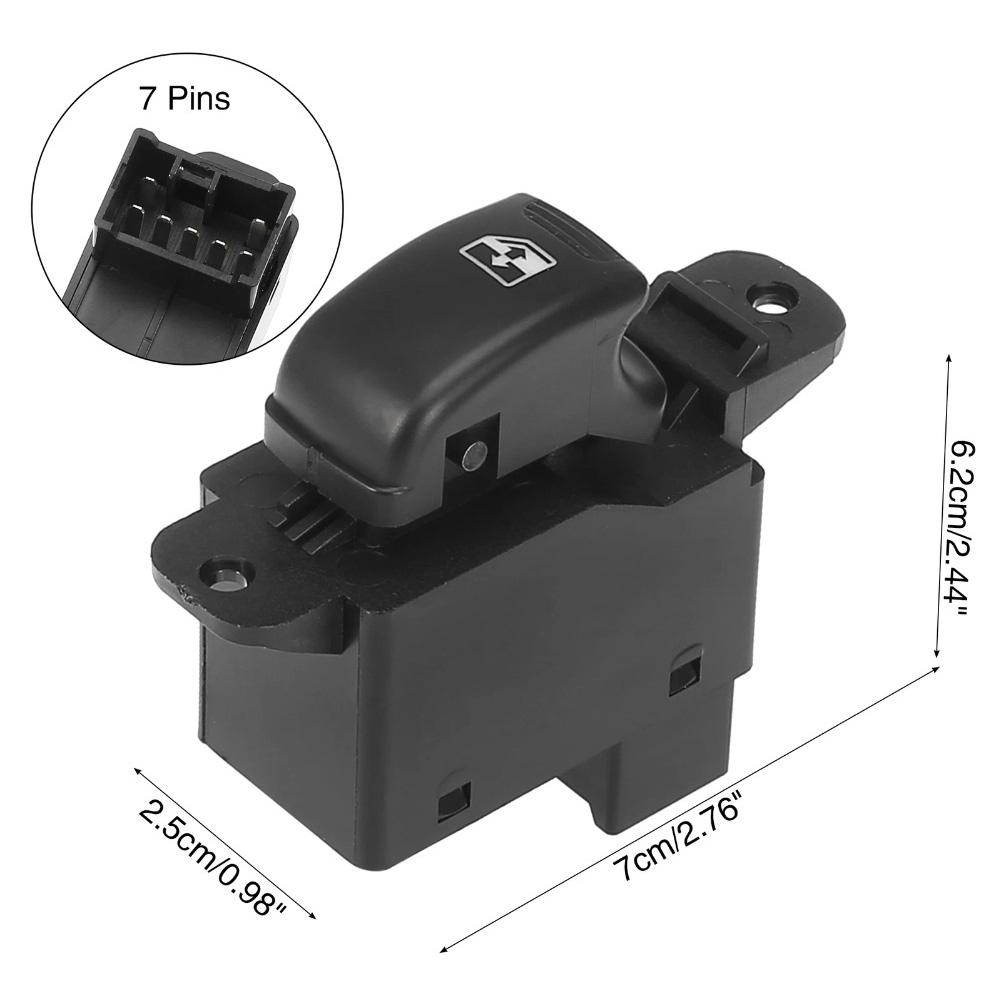 Vehicle Passenger Electric Window Switch Lifter Button for Hyundai Santa Fe Models 2001 to 2006 OEM 9358026100