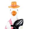 Gardening Duck Statue Outdoor Garden Yard Farm Duck Resin Figurine