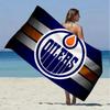 Edmonton Oilers Beach Towel Microfiber Beach Towel Super Soft & Absorbent for Bath, Beach, Travel  Bath Time Accessory, Fan gifts