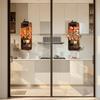 Creative Chinese-Style Solid Wood Doorbell, Wooden Refrigerator Magnet, Home Decoration For Good Fortune And Prosperity.
