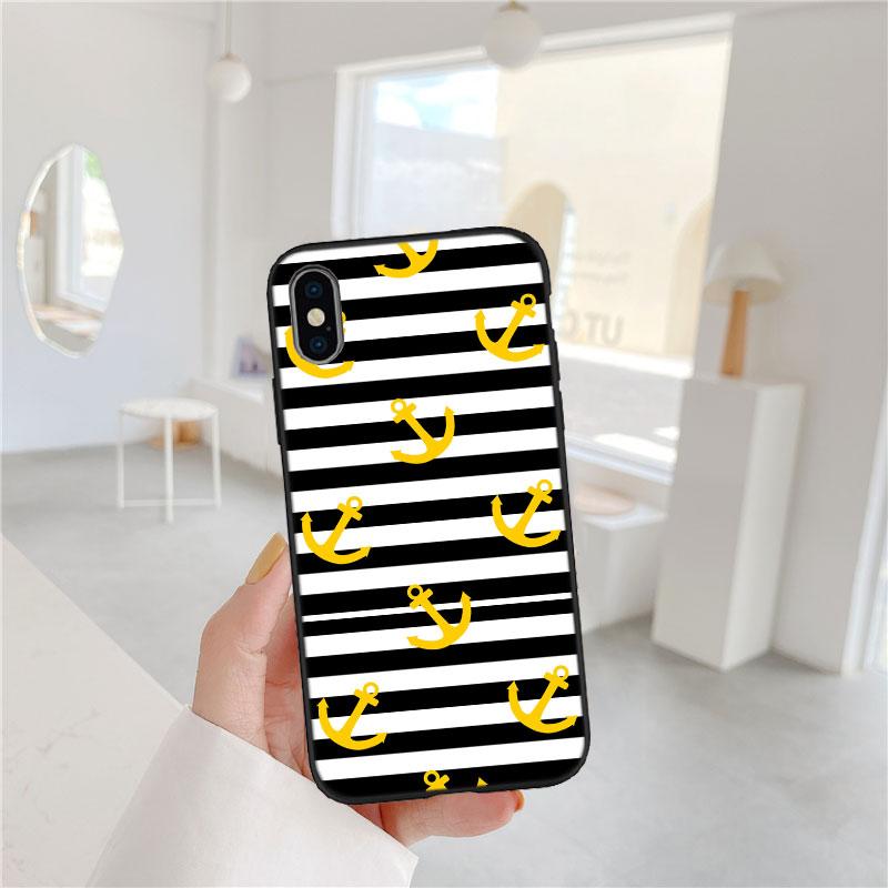 PP1 Anchor Sailor Soft Shell Phone Case for Samsung Galaxy S20 S21 S22 Ultra FE + Plus A21S A22 A24 A25 A26 A30 A30S A31