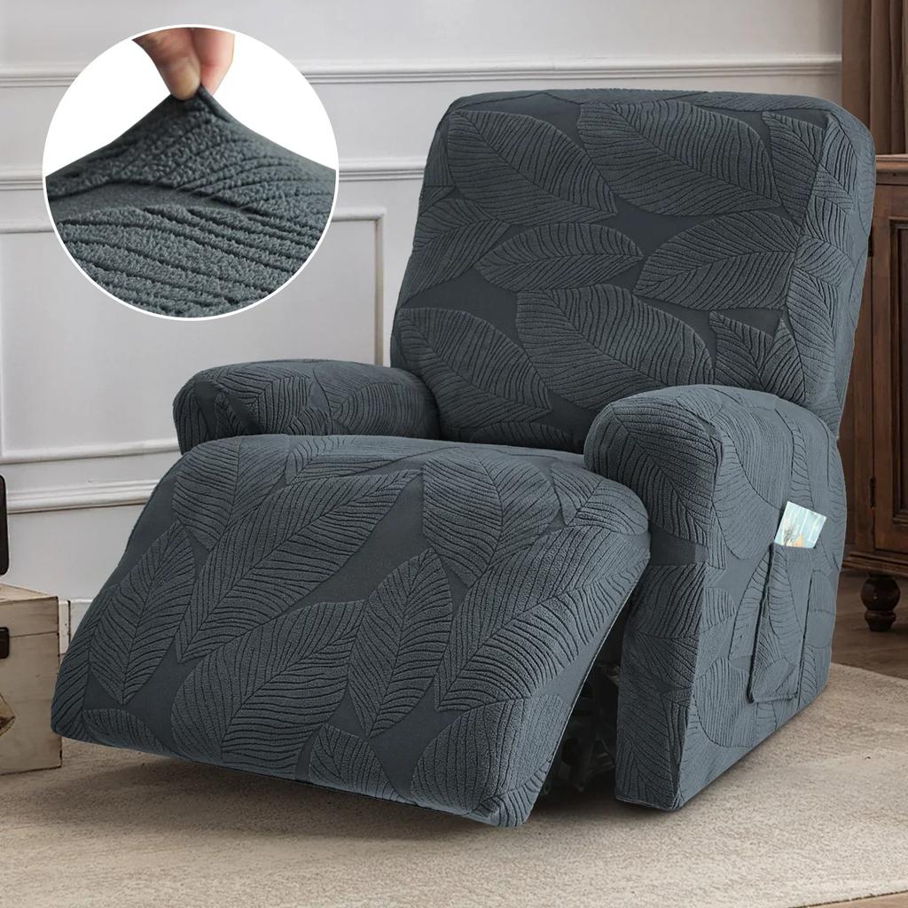 1/2/3Seater Split Recliner Sofa Cover Jacquard Recliner Chair Cover Strench Relax Armchair Slipcover Home Fundas Para Sillones