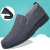 Größe 50 Atmungsaktive Herrenschuhe Mode Leichte Alte Peking-Stoffschuhe Herren Slip-on Flache Segeltuchschuhe Arbeitsschuhe Zapatillas Hombre