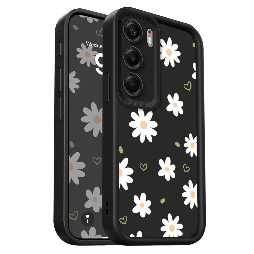 

Floating Daisies Phone Case For Infinix Tecno Camon 40 30 20 Pro Pova 7 6 Ultra Neo Spark 30C 20C 10 4G 5G Staircase Soft Cover Tecno Spark 20 чорний