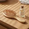 Spazzola per Capelli con Cuscinetto d'Aria in Bambù Crescita dei Capelli Manico in Legno Naturale Setole Massaggio Cuoio Capelluto Uomo Donna Antistatica Tutti i Tipi di Capelli Pettine Districante