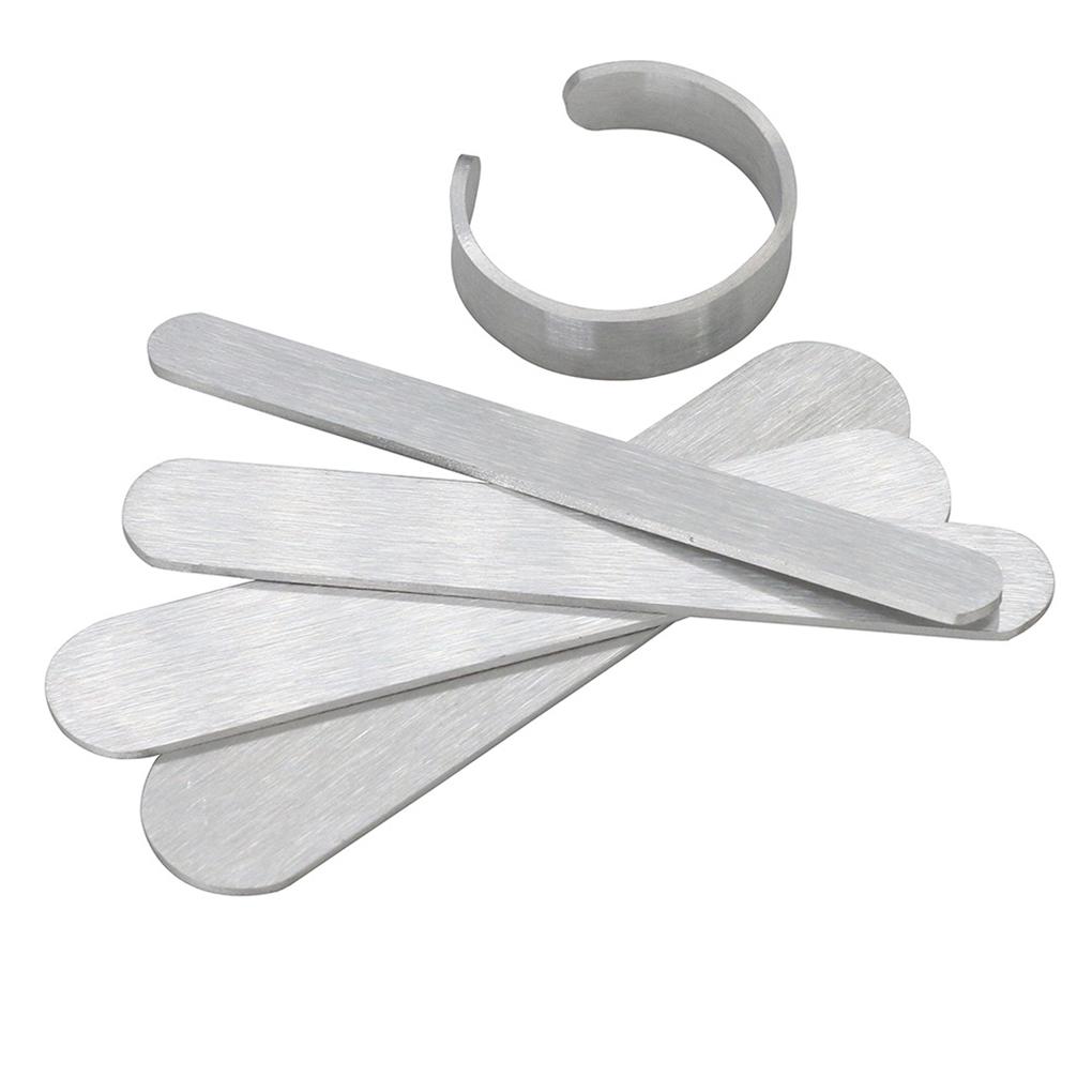 Professioneller Offener Aluminium Armreif Rohling Tragbarer Armreif Rohlinge Schmuckherstellung DIY Basteln Stempeln Flach Handgefertigt