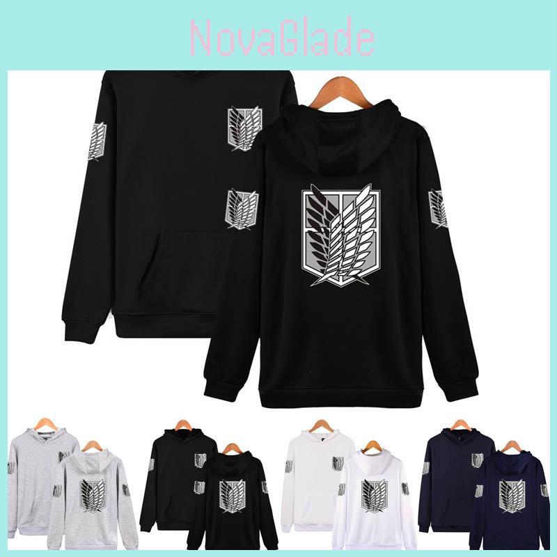 Mikina s kapucí Útok titánů No Kyojin Wings Pohodlný svetr pro maximální pohodlí**