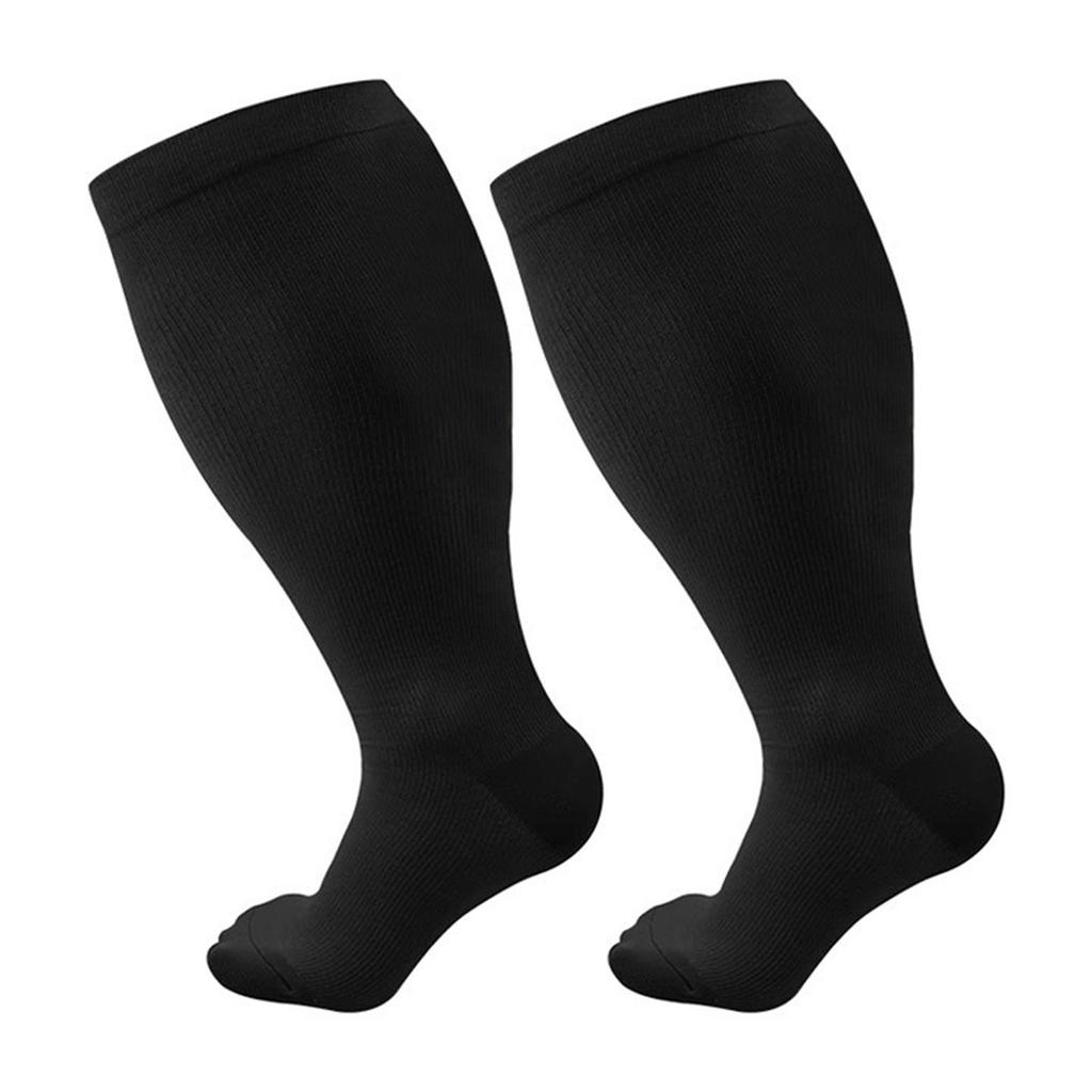Plus Size Compression Socks for Men and Women Knee High Support Athletic Performance Socks for Running Recovery Circulation and Leg Fatigue Relief