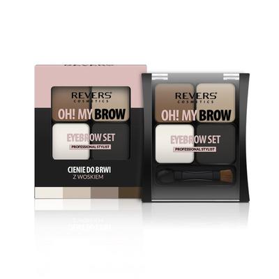 Revers Eyebrow Set 03 - Eyebrow Palette with Wax and Brush