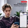 JM19 Touchscreen Color Screen ANC Active Noise Reduction Wireless Bluetooth Earphone with Translator