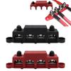Power Distribution Block 250A Bus Bar Terminal Block with Cover 4 X M10 Terminal Studs 4x M8 Terminal Studs Car Truck Boat
