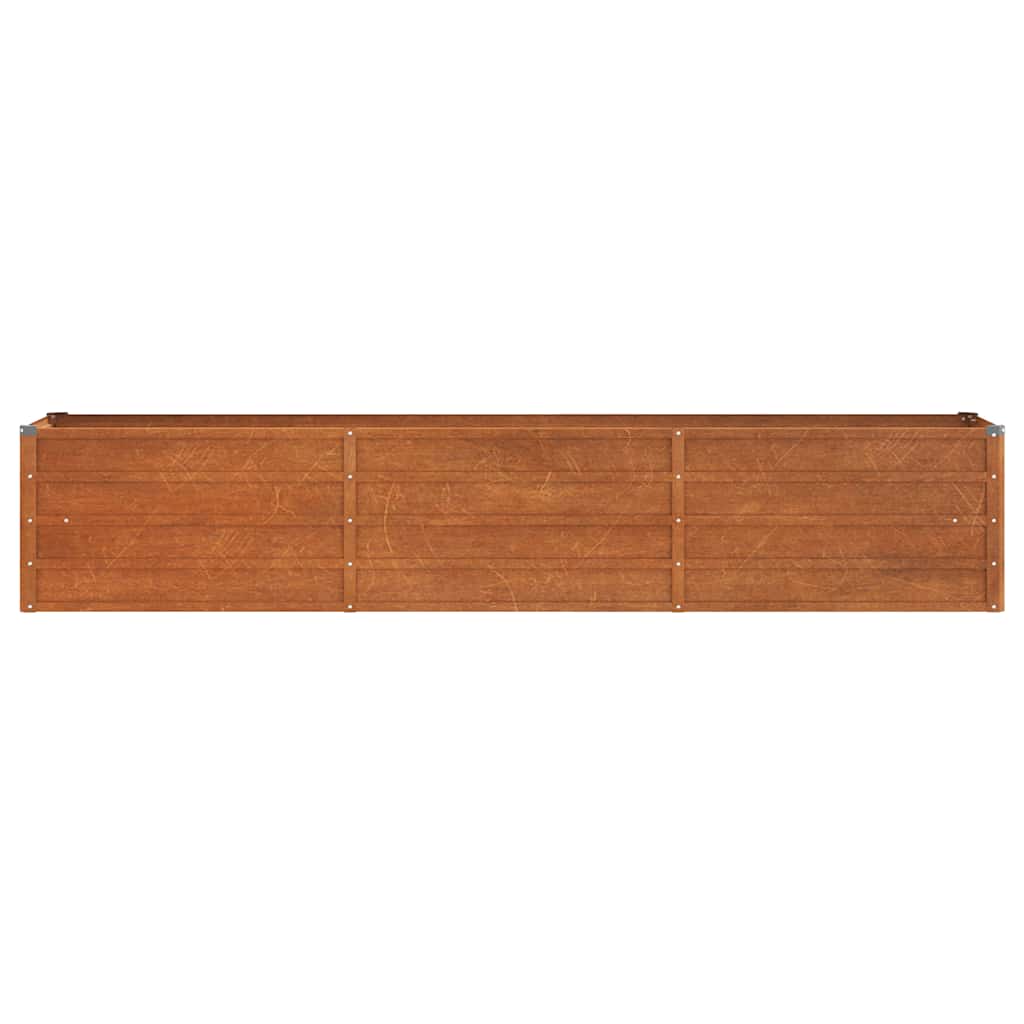 Raised Bed Rustic 240x40x45 cm Corten Steel