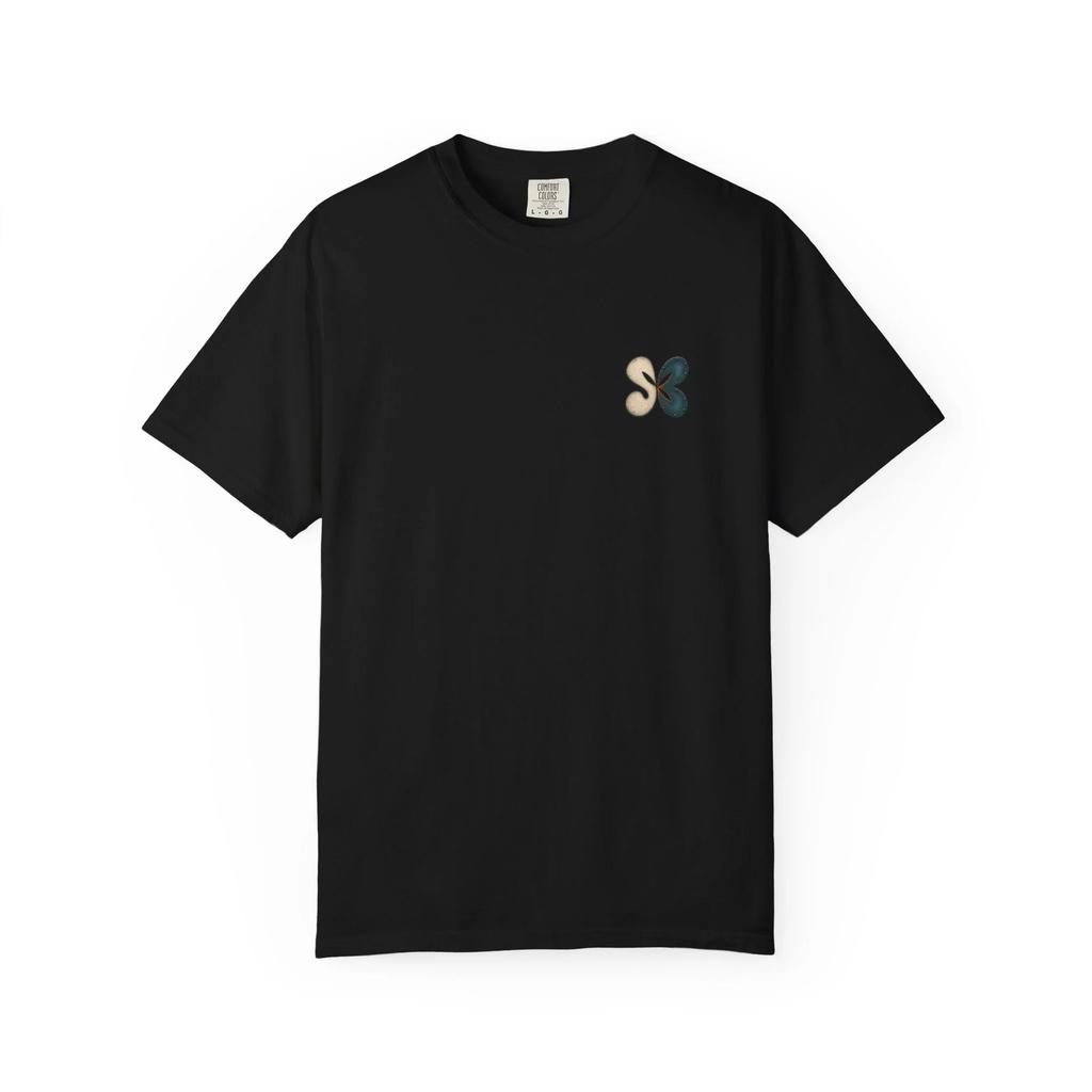 Shore Crab Pneumatic Riveter T-Shirt Black Front Print Comfort Colors 1717