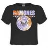 Womens/Ladies Shield Ramones Tie Dye Crop Top