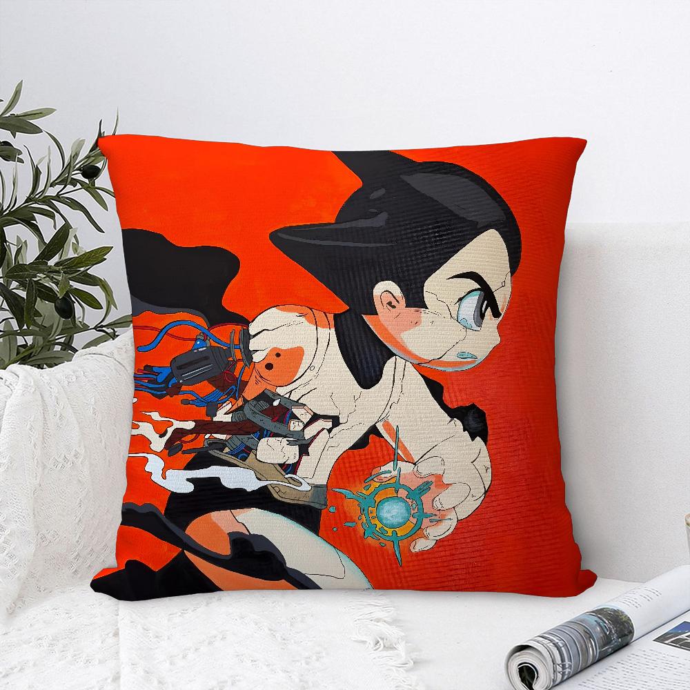 Аниме A-Astro B-Boy Наволочка Плюшевая Ткань Мягкая Наволочка Двусторонняя Печать Чехол для Подушки Наволочка Декоративная 16x16Inch