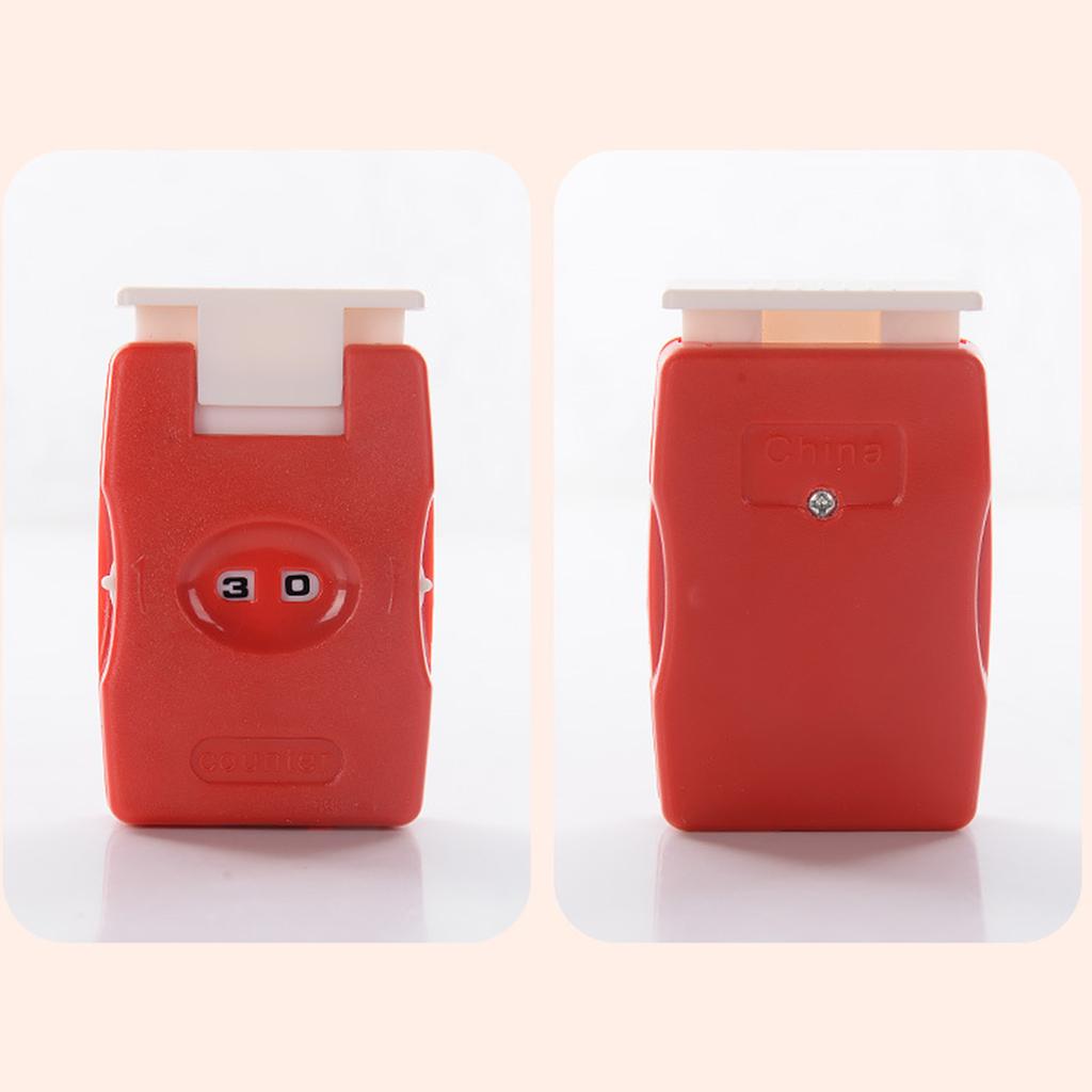 2Pieces Knitting Counter Plastic Row Counter Manual Stitch Counter Stitching Needle Counter Knitting Tool