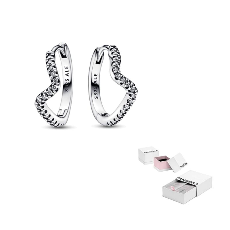 Pandora Hoop Earrings Women`s Silver 292545C01
