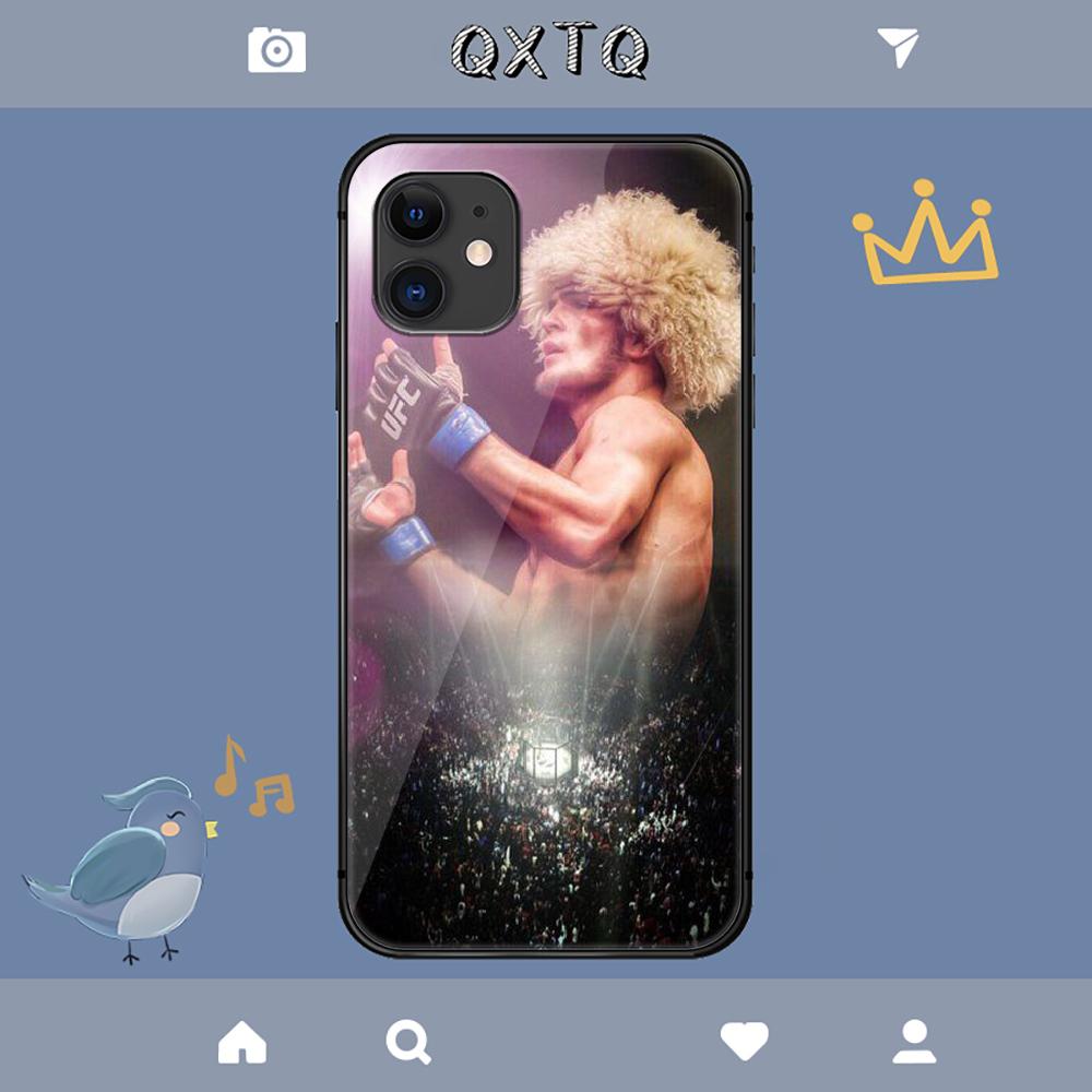 Etui Eagle Khabib Nurmagomedov na iPhone Samsung Galaxy Redmi Note S 17 16 15 14 13 20 24 25 54 Pro Max Ultra Fe Pokrowiec ze Szkła Hartowanego